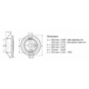 Euroled 75 plastica ross/bian caldo