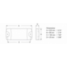 Wide diffusion white light