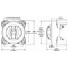 Battery switches dual circuit series e