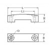 Ponticello inox 316 mm. 25