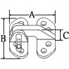 Cerniera inox 316