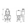 Electrovalve 24 v. lt./h. 600