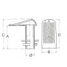 Intake strainer 3/8