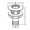 Through hull 3/8