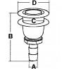 Sfiato inox-nylon dritto 