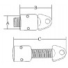 Top caps for tube  mm.22