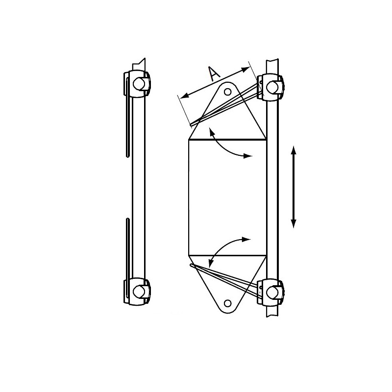 Box porta doccetta coperchio flessibile Plastimo Varianti Rotondo