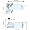 Wischer 12V kurze Welle für Schotte von mm 3 bis mm 13