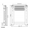 Scaletta inox a scomparsa mm370x254