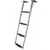 Telescopic ladder with 3 steps