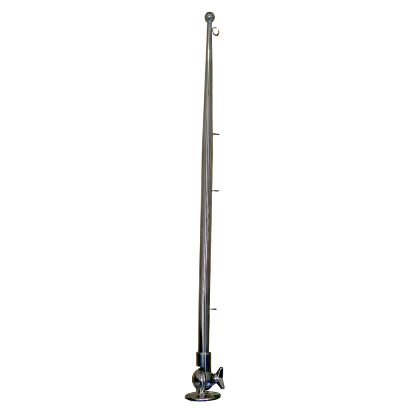 STAINLESS STEEL FLAGPOLE B 19 MM A 660 MM