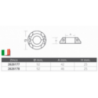 Zinc collar  hole mm.42