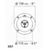 Round flange