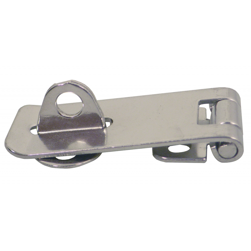 SMALL HASP AND STAPLE WITH PADLOCK EYE Dimensions 53X23 MM
