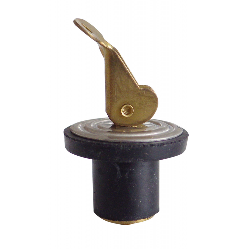 BRASS-RUBBER EXPANDING DRAIN PLUGS Ø 9,5 MM