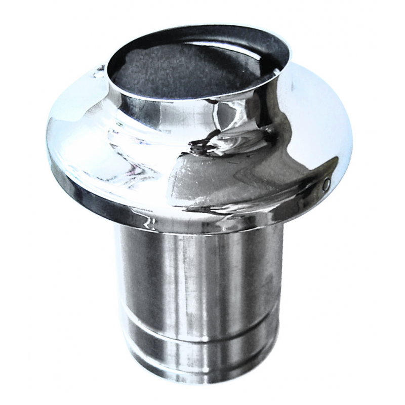 STAINLESS STEEL ENGINE EXHAUST SYSTEM Ø 40 MM Flange 74 MM Length 75 MM