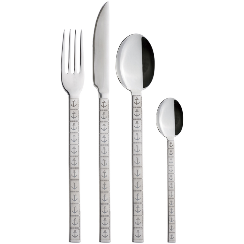 Blue stainless steel cutlery brand GIMEX