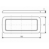 Cornice a tre moduli mm.198x78