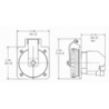 Spina inox 16 amp.