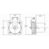 Spina inox 50 amp.